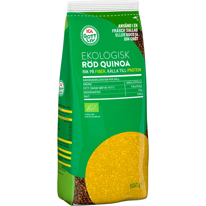 Röd quinoa Ekologisk 500g ICA Gott Liv