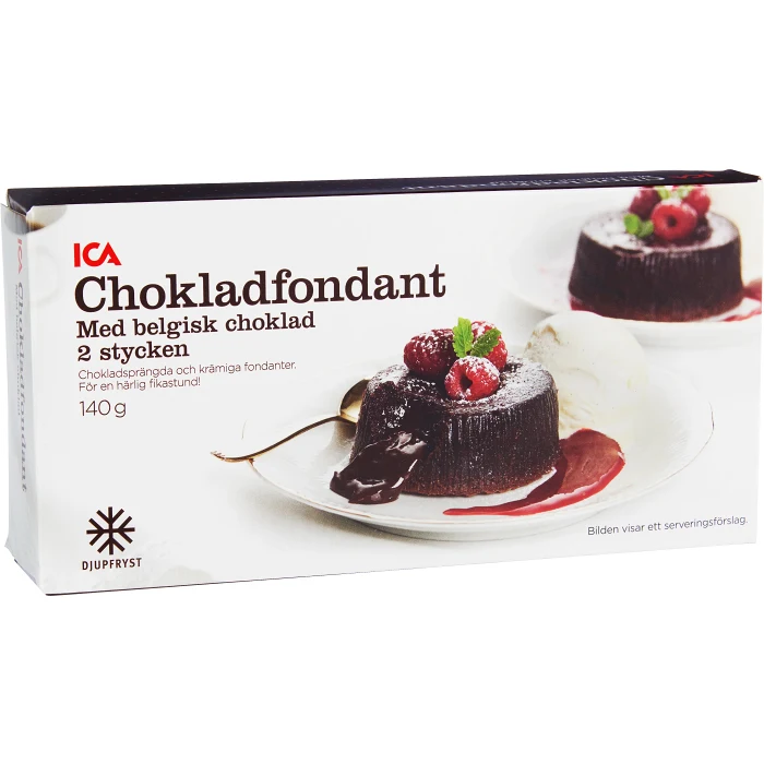 Chokladfondant Fryst 2-p 140g ICA