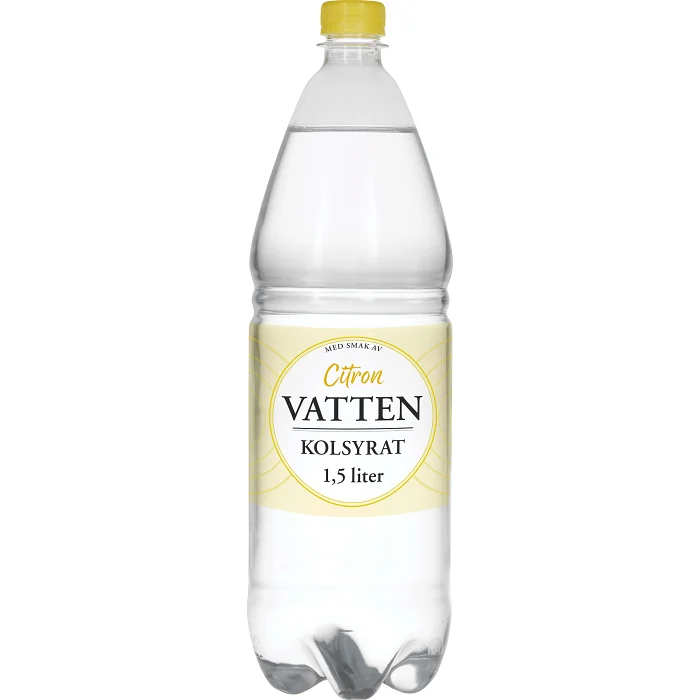 Vatten Kolsyrad Citron 1,5l Vatten