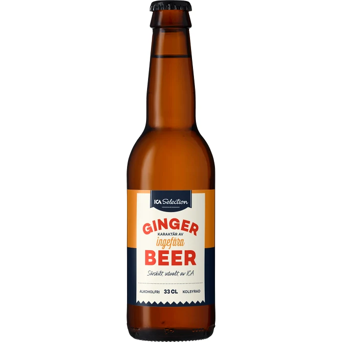 Måltidsdryck Ginger Beer Alkoholfri 33cl ICA Selection