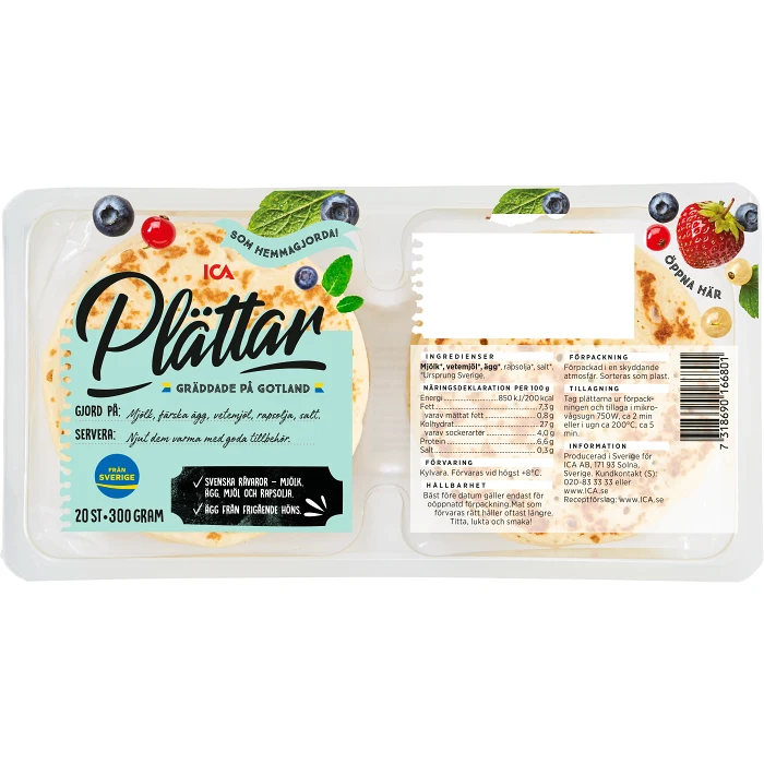 Plättar 300g ICA