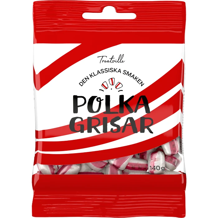 Polkagrisar 140g Treatville