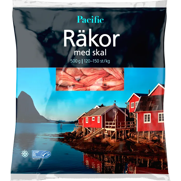 Räkor med skal 500g ICA