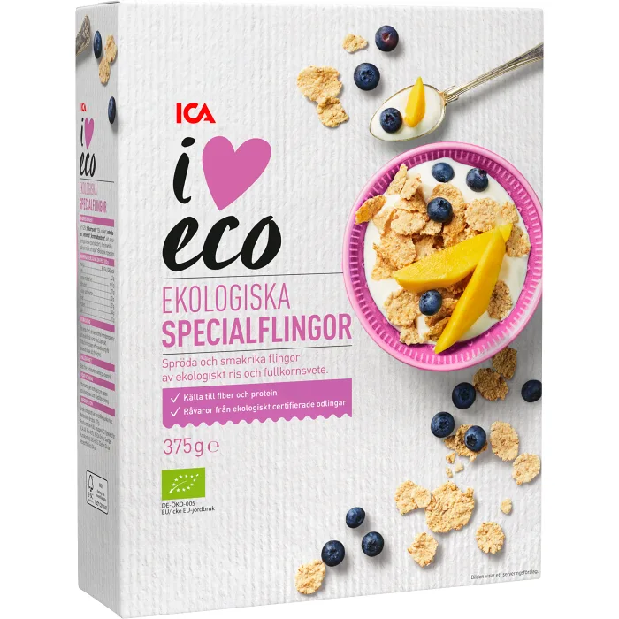 Specialflingor Ekologisk 375g ICA i Love Eco