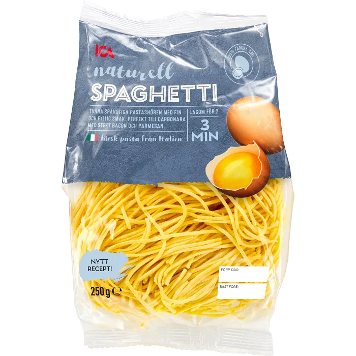 Pasta Spaghetti Färsk 250g ICA 