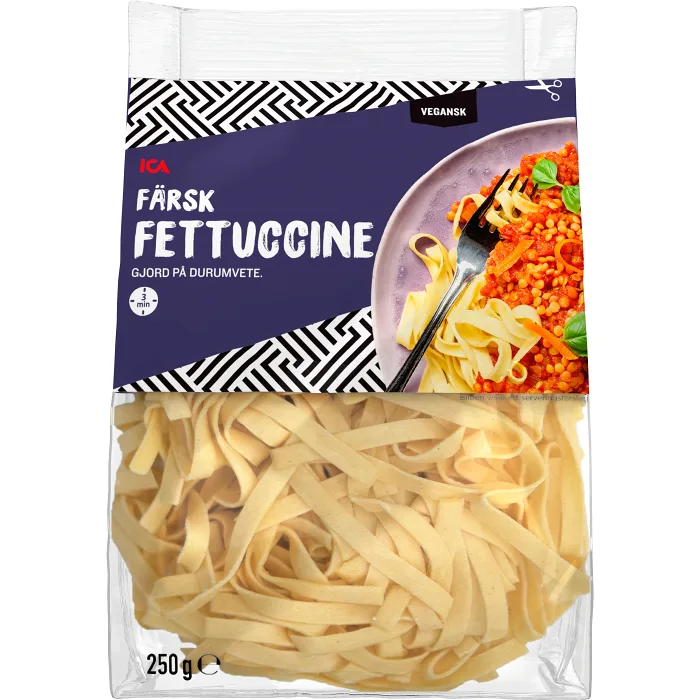 Pasta Fettuccine Vegansk 250g ICA