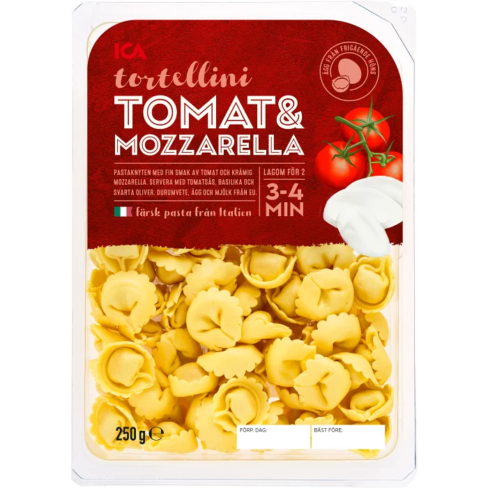 Tortelloni Tomat Mozzarella 250g ICA
