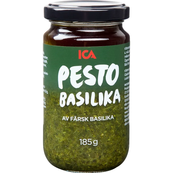 Pesto Basilika 185g ICA Handla mat online från din lokala ICAbutik