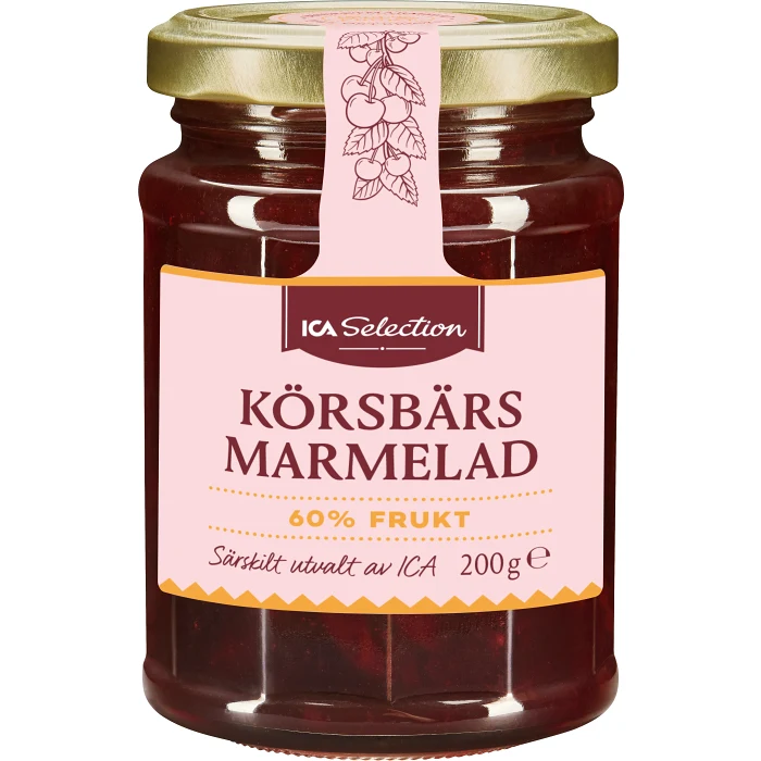 Marmelad Körsbär 200g ICA Selection