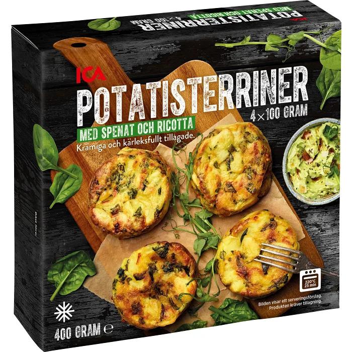 Potatisterrin Spenat & Ricotta 400g ICA