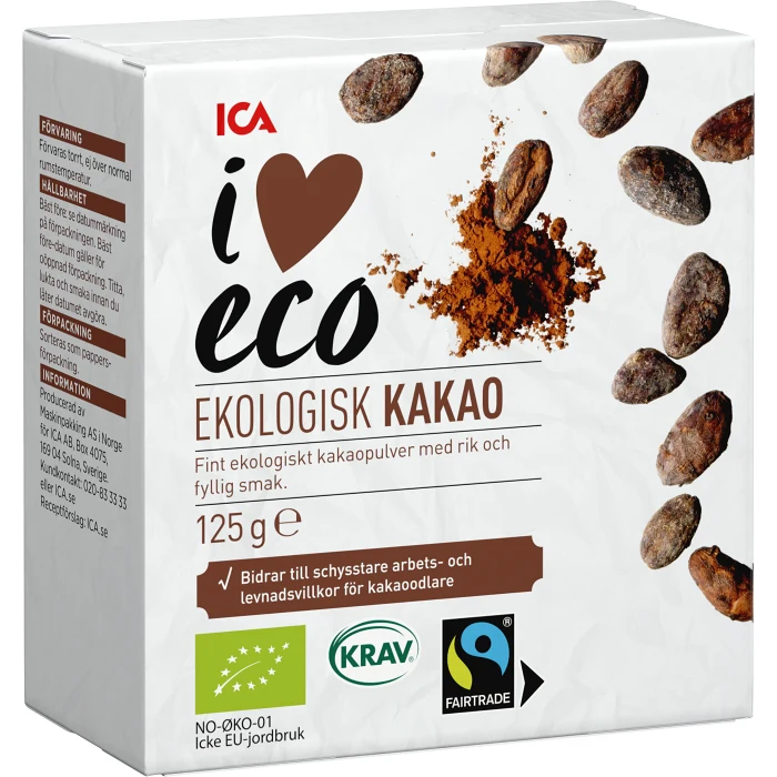 Kakao 125g ICA I love eco