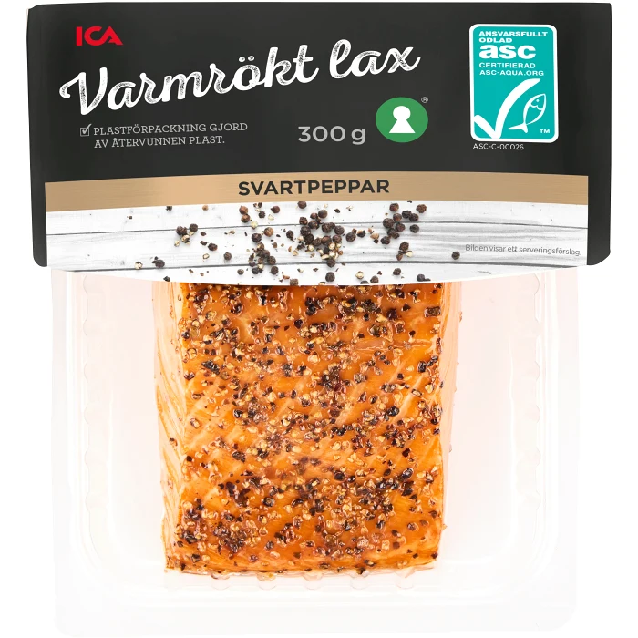 Lax i Bit Peppar Varmrökt 300g Miljömärkt ICA