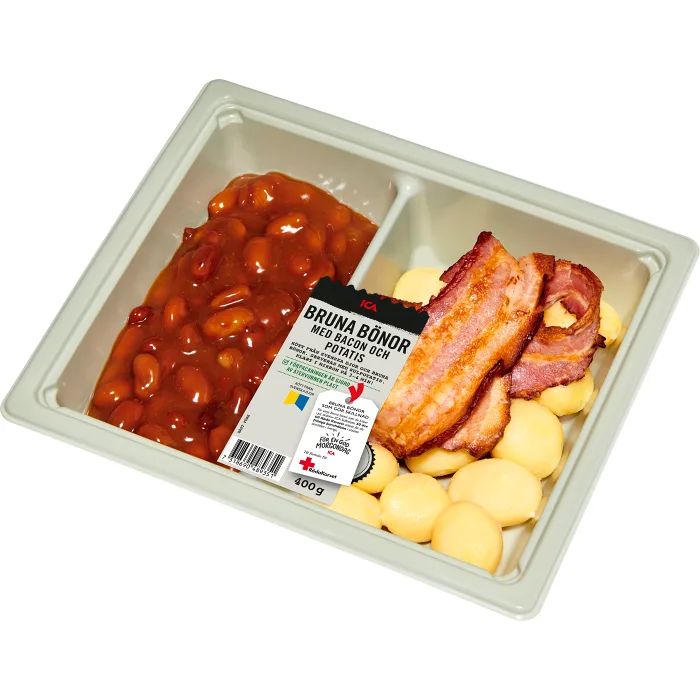 Bruna Bönor Med Bacon Och Potatis 400g ICA