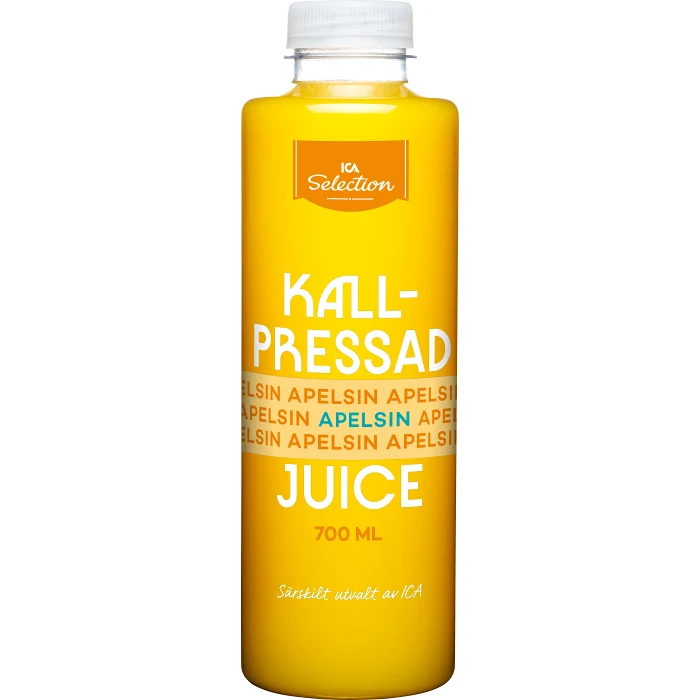 Juice Kallpressad Apelsin 700ml ICA Selection