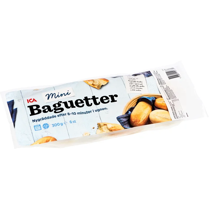 Minibaguetter 6-p 300g ICA
