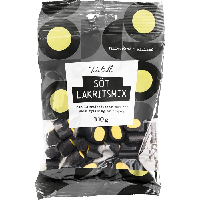 Söt Lakritsmix 180g Treatville