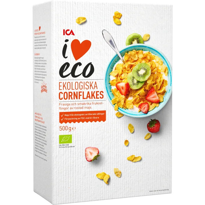 Cornflakes 500g ICA I love eco