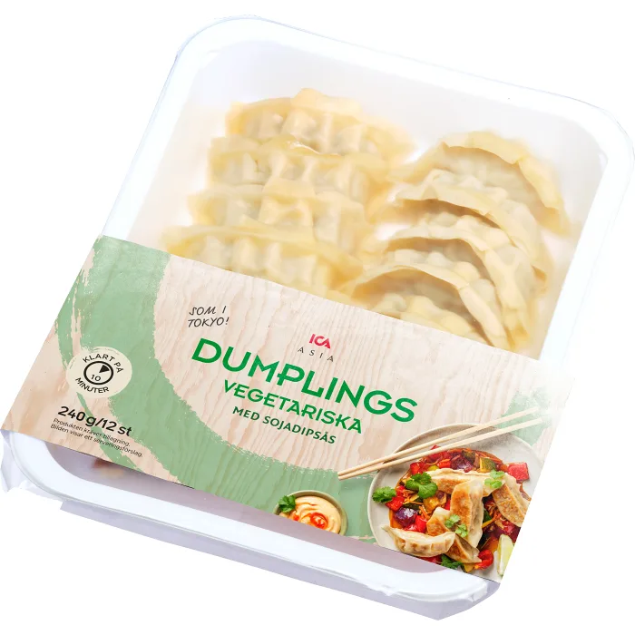 Dumplings Vegetariska Färska 240g ICA