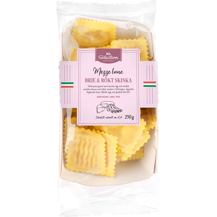 Mezzelune Brieost och skinka 250g ICA Selection