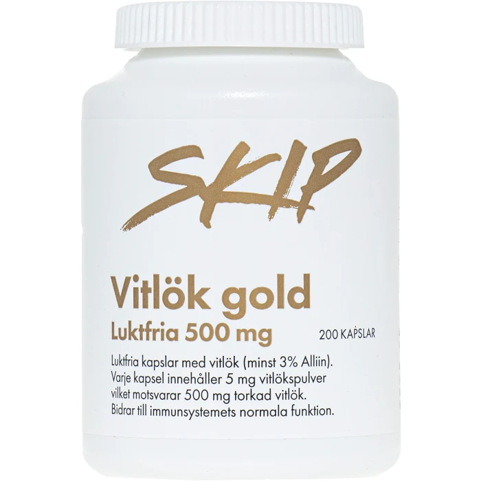 Vitlökskapslar 500g 200-p Gold Skip