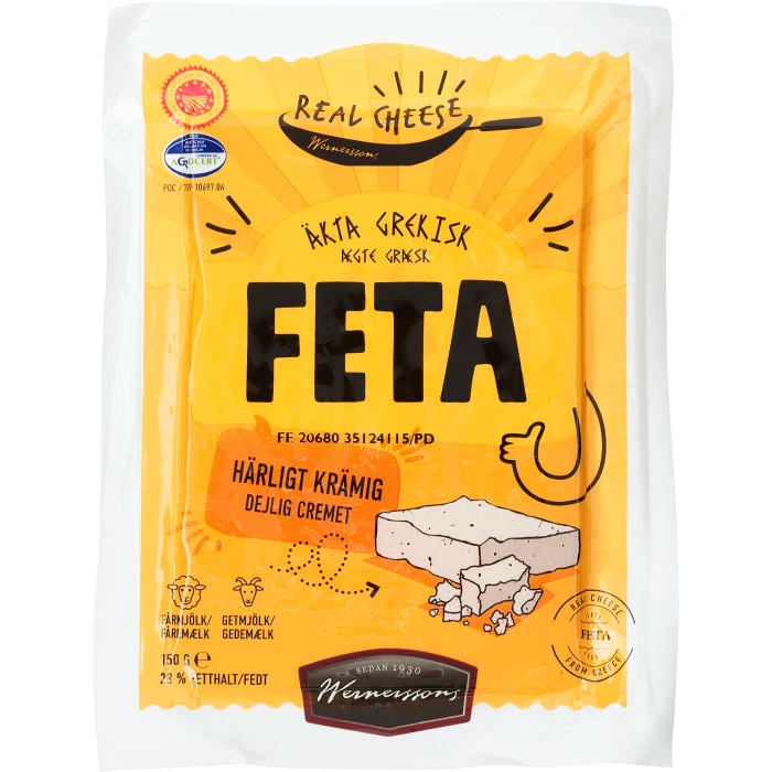 Fetaost Grekisk 150g Wernersson