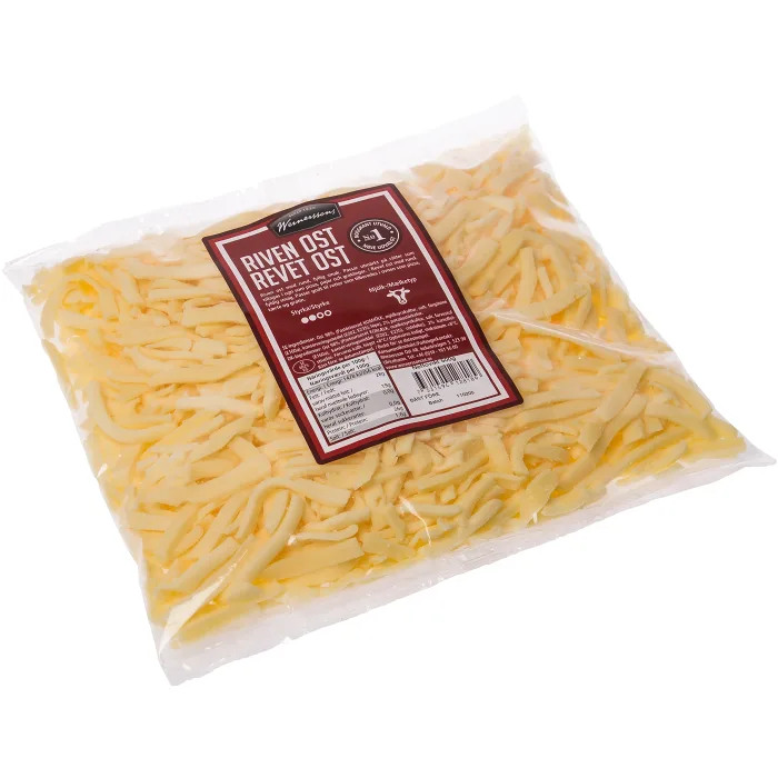 Riven ost 28% 500g Wernersson