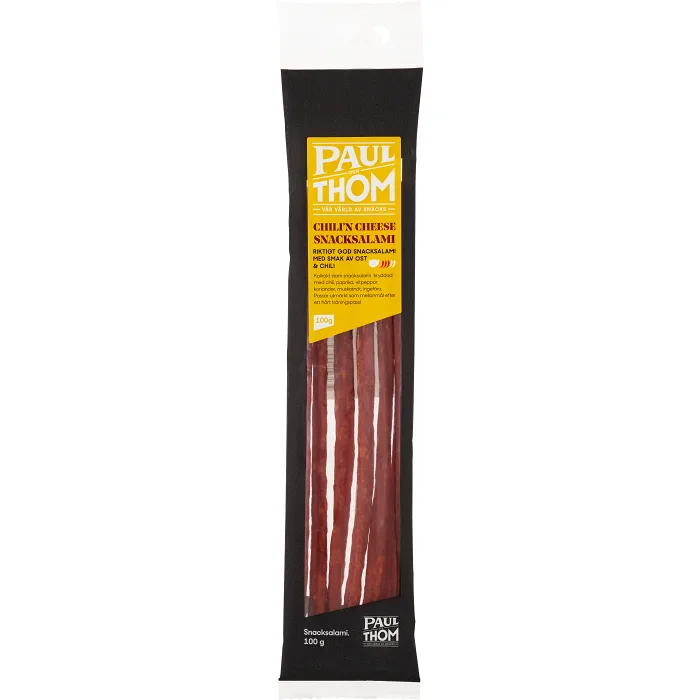 Chili´n cheese snackssalami 100g PAUL och THOM