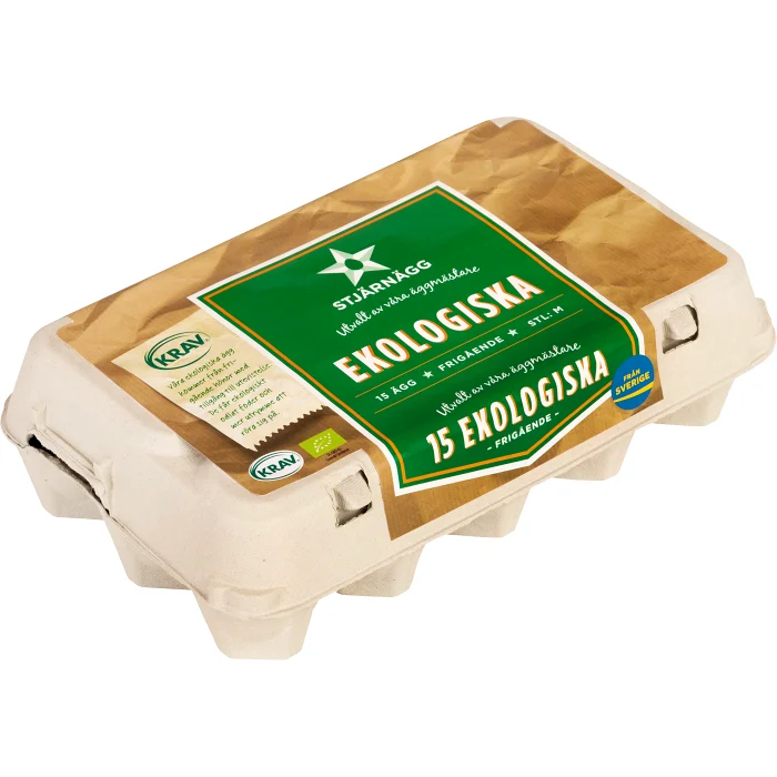 Ägg 15-p KRAV Stjärnägg