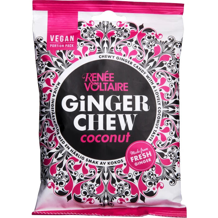 Ginger Chew Coconut 120g Renée Voltaire