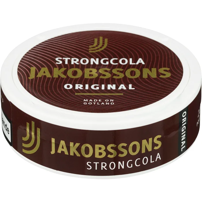 Vit Portionssnus Stark cola 20g Jakobssons