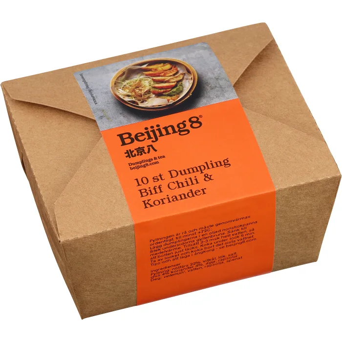 Dumplings Biff Chilli Koriander 180g Beijing8