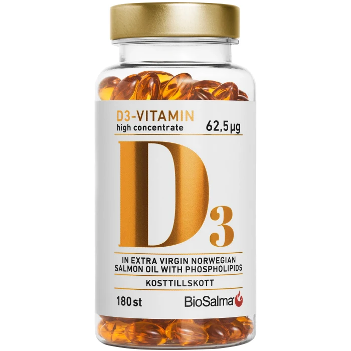 Kosttillskott Vitamin D3 180-p BioSalma