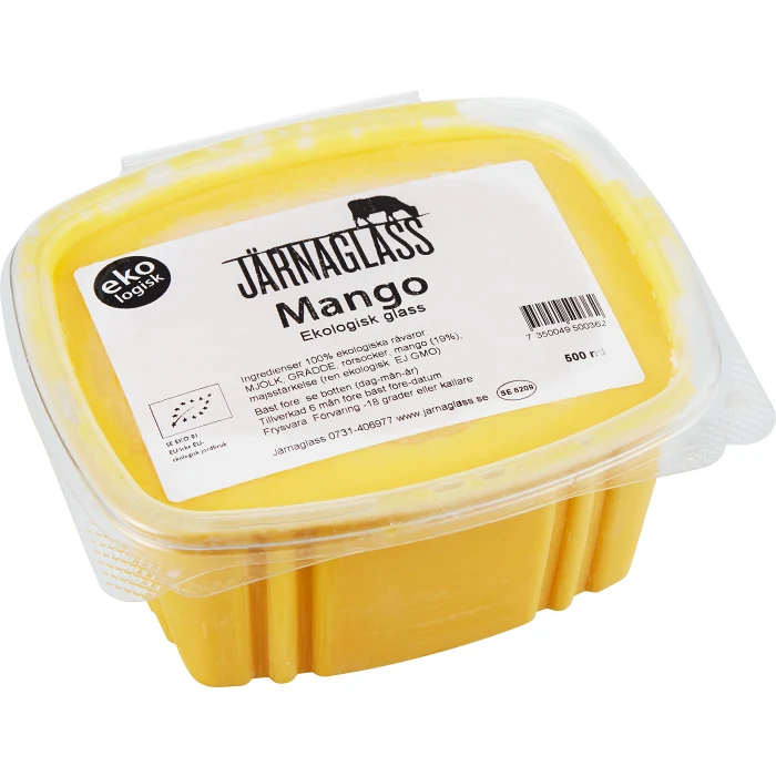 Glass Mango Ekologisk 500g Järnaglass