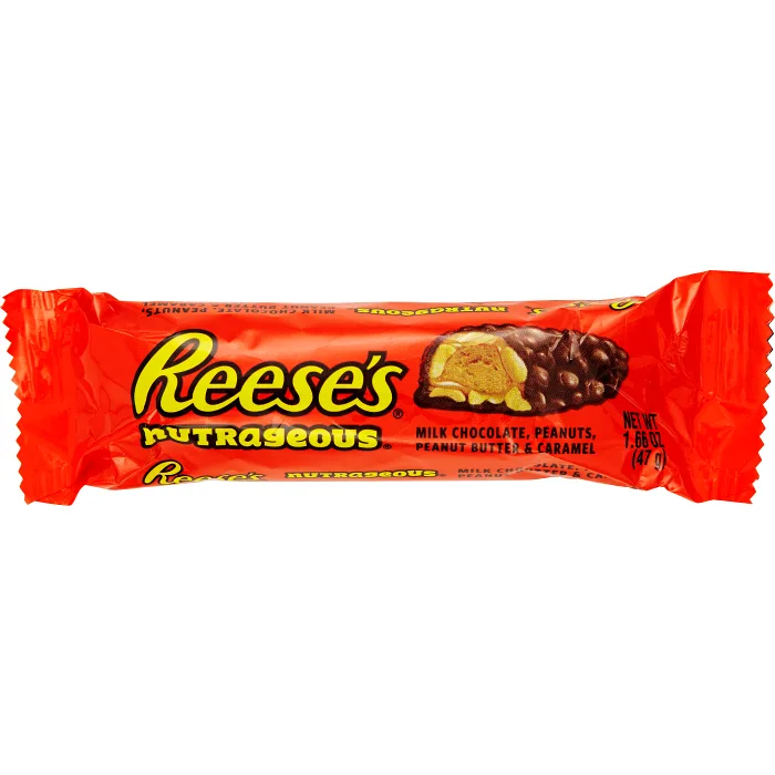 Jordnötsbar Reeses Nutrageous 47g Hersheys
