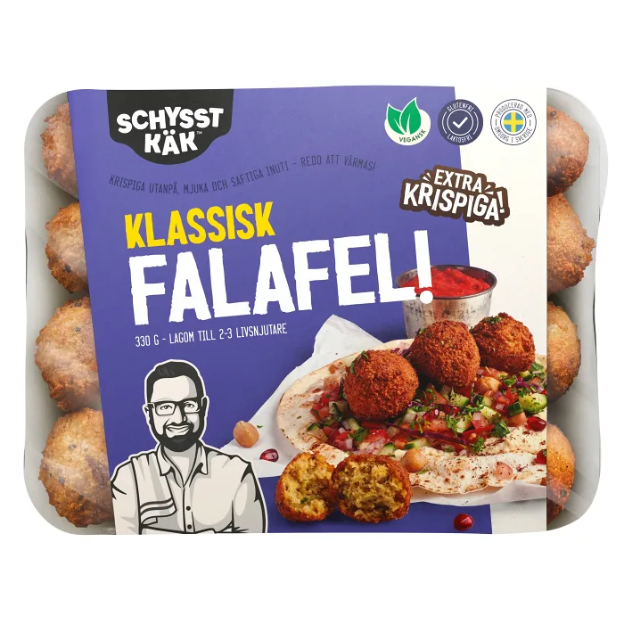 Klassisk Falafel 330g Schysst käk