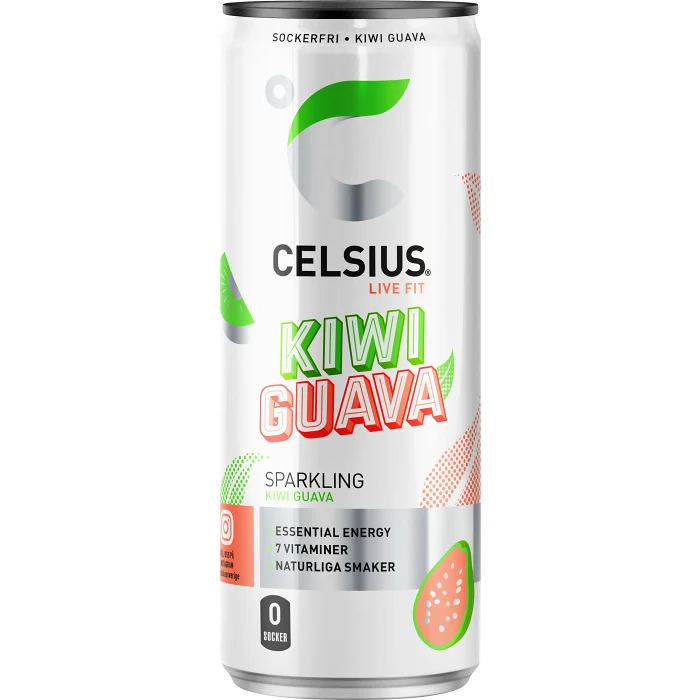 Energidryck Kiwi Guava 35,5cl Celsius