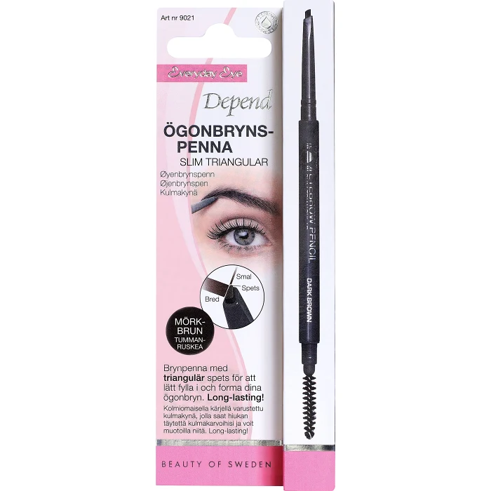Ögonbrynspenna Mörkbrun 1-p Depend
