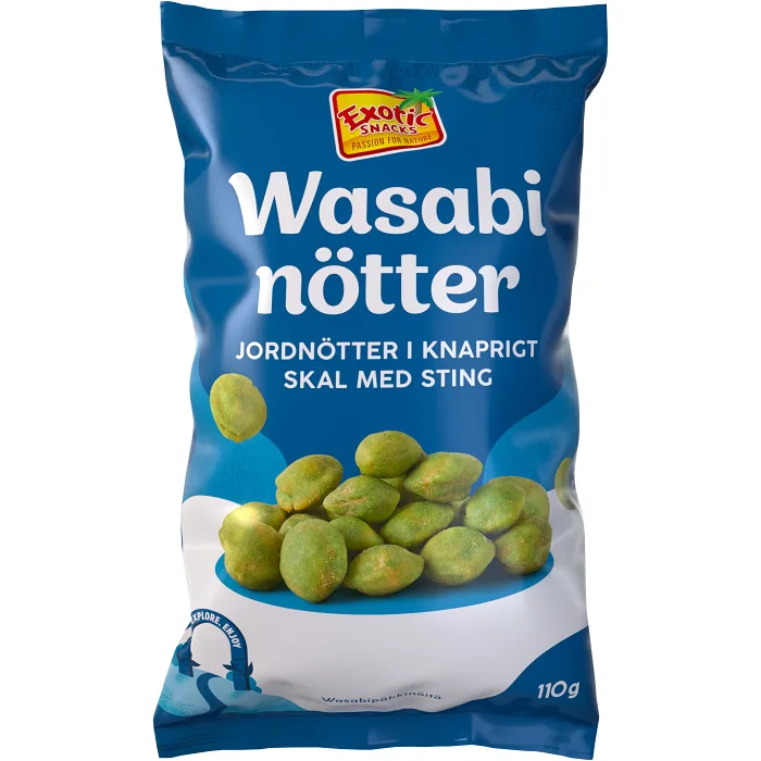 Wasabinötter 110g Exotic Snacks