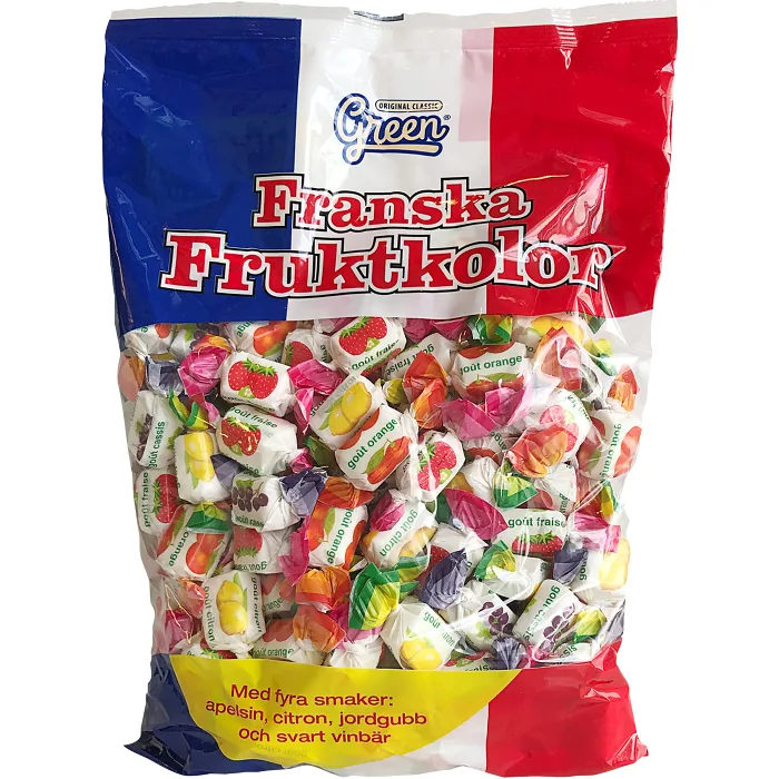 Fruktkola Fransk 725g Green original classic