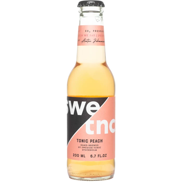 Tonic Water Peach Ekologisk 200ml Swedish Tonic