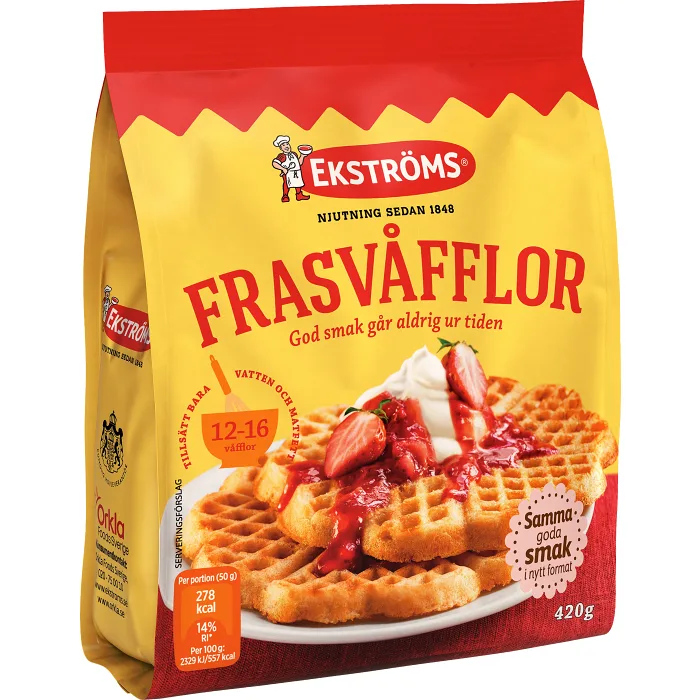 Frasvåfflor 420g Ekströms