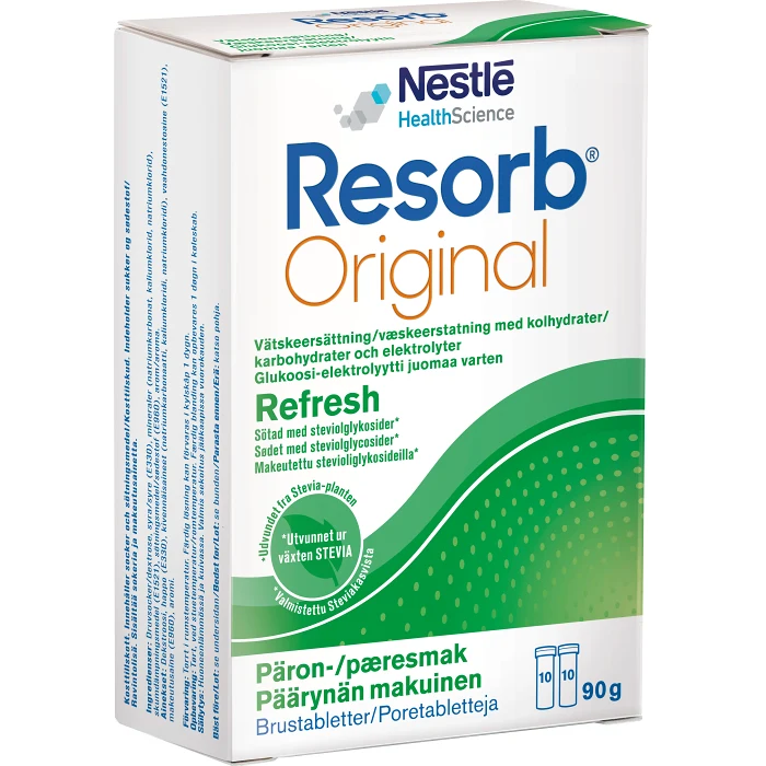 Vätskeersättning Päronsmak 90g Resorb