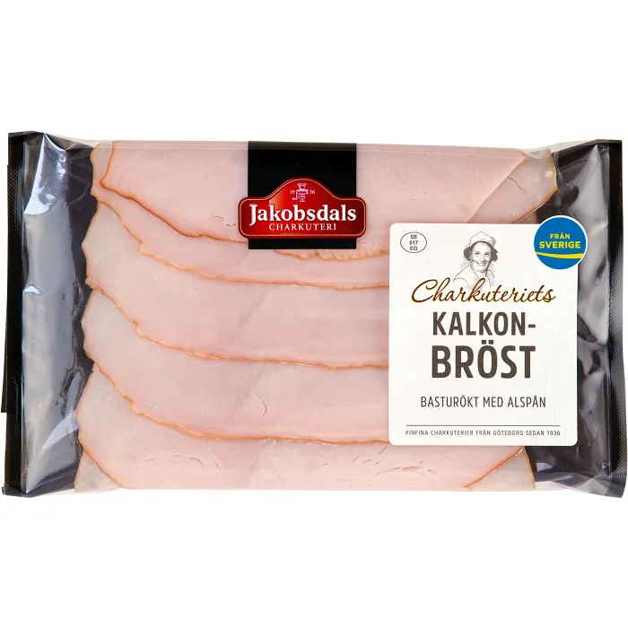Kalkonbröst Basturökt 100g Jakobsdals
