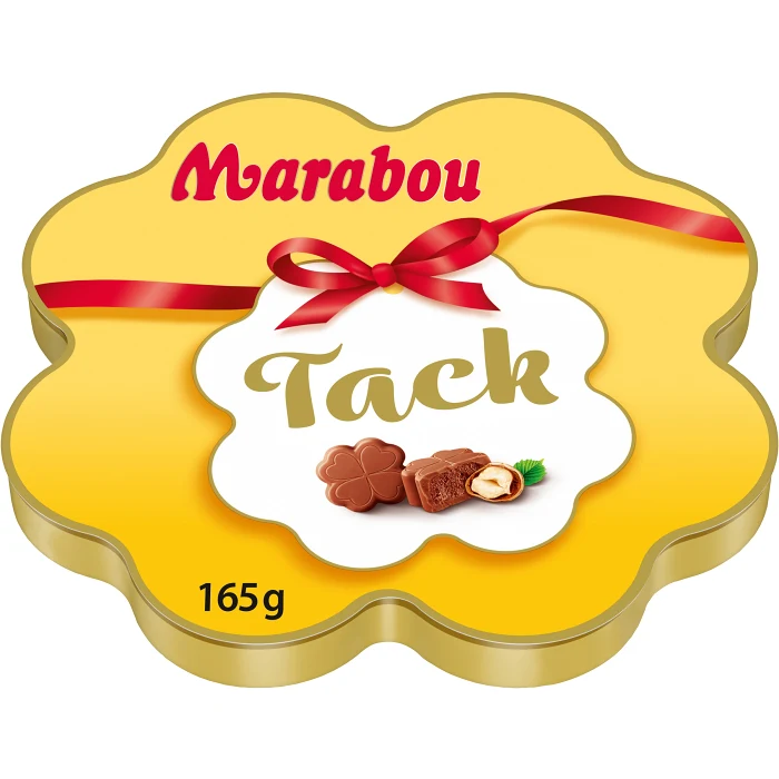 Chokladpraliner Hasselnöt Tack 30-p 165g Marabou