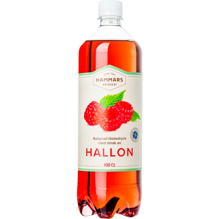 Hallonsoda 1L Hammars Bryggeri