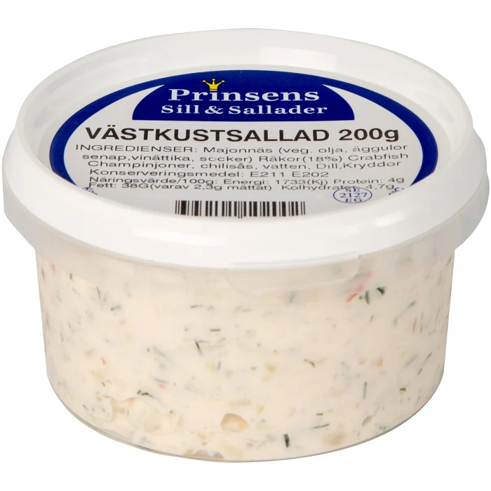 Västkustsallad 200g Prinsens Sill & Sallader