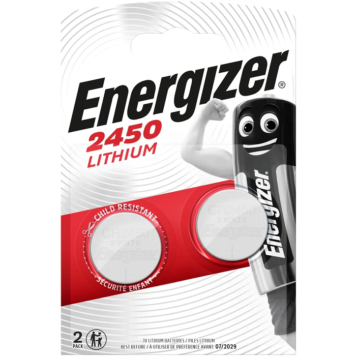 Knappcell CR2450 Lithium 2-p Energizer
