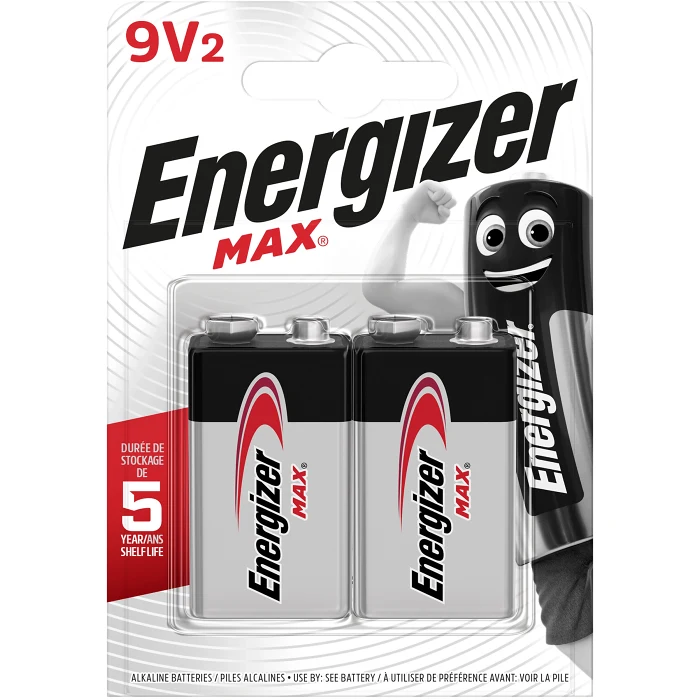 Batteri Max 9V 2p Energizer