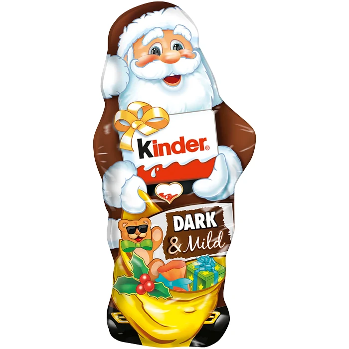 Choklad Hollow Figure Santa Dark and Mild 110g Kinder