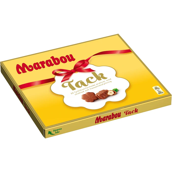 Chokladpraliner Hasselnöt Tack 110g Marabou